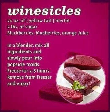 Wine Popsicles, Champagne Popsicles, Healthy Afternoon Snacks, Pampered Chef Recipes, Popular Snacks, Ice Cream Popsicles, Virtual Party, Popsicle Recipes, Good Smoothies