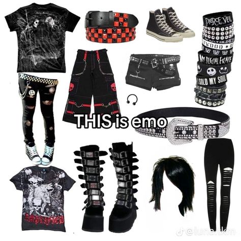 Scene Aesthetic Outfits, Real Emo, Emo Fits, Punk Rock Outfits, Scene Outfits, Emo Dresses, Clothing Design Sketches, Diy Clothes Design, Scene Fashion