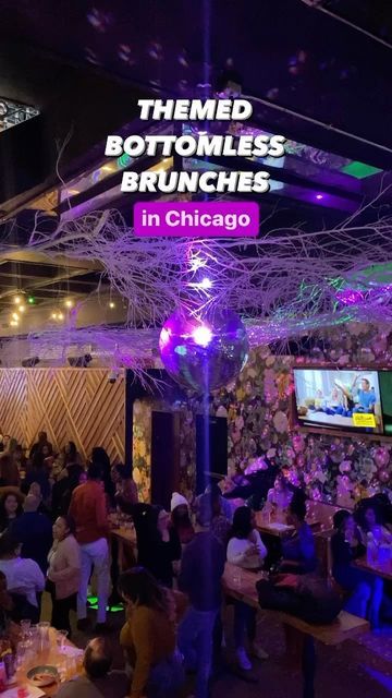 Bottomless Mimosas Chicago, Fun Places In Chicago, Chicago Birthday, Brunch Chicago, Chicago Bucket List, Chicago Christmas, Places In Chicago, Birthday Venues, Bottomless Mimosas