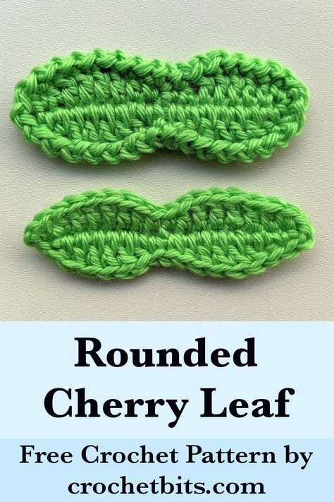 Add a touch of nature to your crochet projects with our Crochet Rounded Cherry Leaf pattern! Perfect for embellishing garments, accessories, and home decor. Simple to make and beautifully detailed, this leaf design will bring a fresh, vibrant look to your creations.

#crochetleaf #crochetleafpattern #crochetovalleaf #crochet #leaf #crochetpattern #howtocrochet Crochet Leaves Free Pattern, Crochet Leaf Free Pattern, Crochet Cherries, Crochet Baby Projects, Cherry Leaf, Crochet Leaf, Beret Pattern, Crochet Leaf Patterns, Crochet Decor