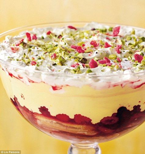 I think this really says it all. I have written so many recipes for trifle, I scarcely dare reiterate my love for it, but this, perhaps the most traditional of my offerings. British Trifle, Nigella Recipes, Pavlova Toppings, Milkshake Ideas, Christmas Trifle Recipes, Nigella Lawson Recipes, Icebox Desserts, Christmas Trifle, Trifle Recipes