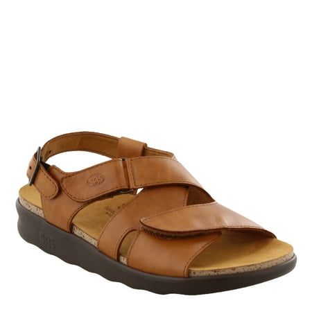 Women's SAS, Huggy Sandal. Like a hug for your foot, this soft and supportive sandal style will keep you comfortable all day long. The broad contoured footbed with soft Super Suede? cover is molded so the natural arches and curves of your foot are cradled in comfort. Breathable soft leather uppers in a low heel comfort sandal style SAS "EZ Strap?" adjustable closure allows you to customize the feel of the sandal Supportive broad contoured footbed with a soft Super Suede? cover Wide sole base pro Shower Sandals, Supportive Sandals, Sandal Style, Wedge Loafers, Brooks Shoes, Footbed Sandals, Vionic Shoes, Leather Sandals Women, Boys Boots