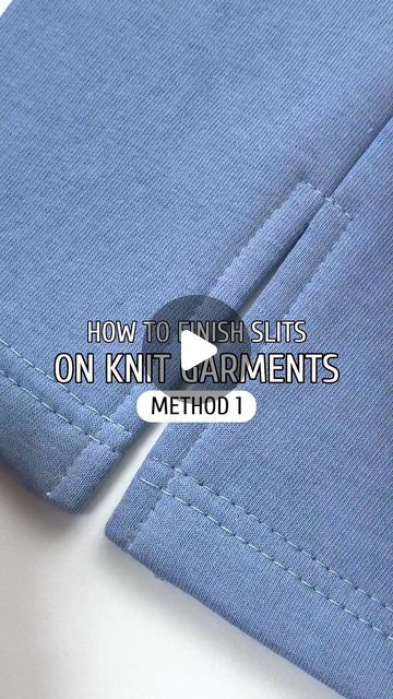 Knit Fabric Sewing Patterns, Sewing Knits, Knit Garments, Sewing Seams, Side Edges, Easy Hacks, Sewing Machine Basics, Sewing Easy Diy, Sewing Alterations