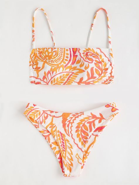 Swimsuit Inspo, Estilo Hipster, Cute Bathing Suits, 2 Piece Swimsuits, Summer Swim Suits, Swim Suits, Cute Swimsuits, Plant Print, Cute Bikinis