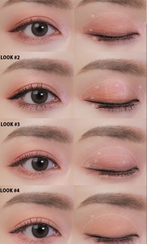 Warm Tone Makeup, 3ce Makeup, Eye Color Palette, Coral Makeup, Peach Makeup, Korean Eye Makeup, Nude Eyeshadow, Nude Makeup, Pink Eyeshadow