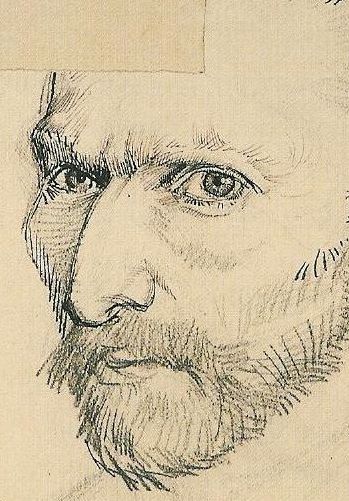 Self portrait, Vincent van Gogh Van Gogh Drawings, Self Portrait Drawing, Van Gogh Self Portrait, Interactive Multimedia, Vincent Van Gogh Art, Vincent Van Gogh Paintings, Cool Car Drawings, Animation Art Sketches, Van Gogh Paintings