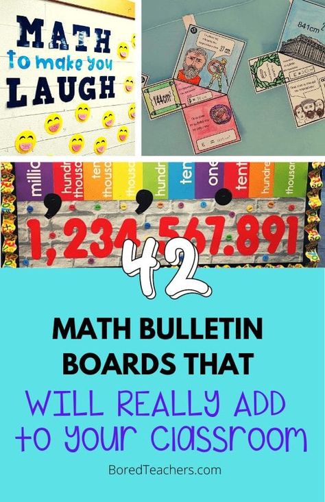 42 Amazing Math Bulletin Board Ideas For Your Classroom