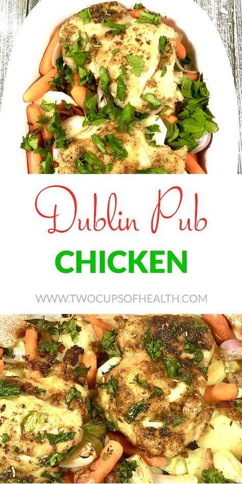 Dublin Pub Chicken takes it’s inspiration from the warm and comforting pubs of Dublin where you can feed your body and soul at the same time. Irish Chicken Recipes, Irish Dinner Recipes, Irish Chicken, Dublin Pub, Irish Dinner, Irish Recipes Authentic, Irish Cooking, Irish Dishes, Irish Cuisine