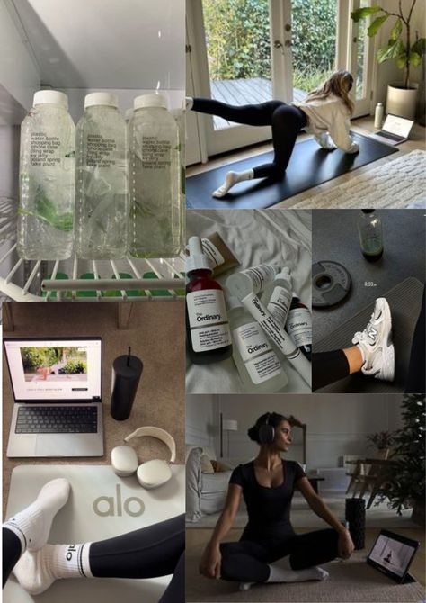 Working Out From Home Aesthetic, Romanticize Working Out, Work Out At Home Aesthetic, Healthy Aesthetic Lifestyle Workout, Girl Working Out Aesthetic, Excersize Aesthetic, Working Out Pics, Excersise Aesthetic Girl, Workout Inspiration Aesthetic