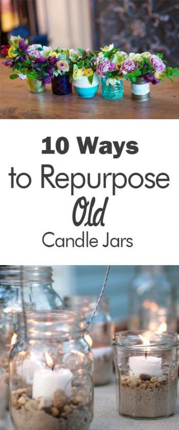 Repurpose Old Candle Jars, Old Candle Jars Reuse, Recycle Candle Jars, Candle Jars Crafts, Recycled Candle Jars, Reuse Candle, Upcycle Jars, Reuse Candle Jars, Repurpose Candle Jars