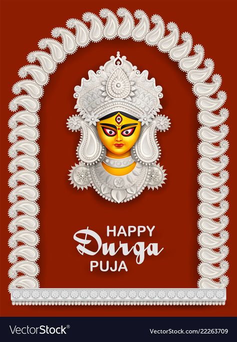 Durga Puja Bulletin Board Ideas, Durga Puja Background Hd, Maa Durga Face Images, Navratri Background, Maa Durga Face, Durga Puja Greetings, Durga Puja Wallpaper, Happy Birthday Krishna, Durga Face