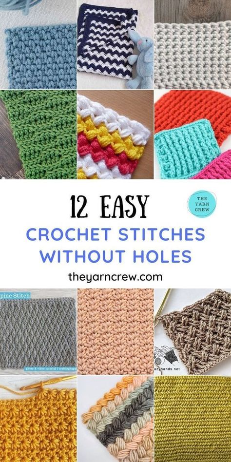 Crochet Stitches Guide, Rug Patterns, Crochet Stitches For Blankets, Crochet Stitches Free, Linen Stitch, Easy Crochet Stitches, Crochet Stitches For Beginners, Manta Crochet, Dress Crochet