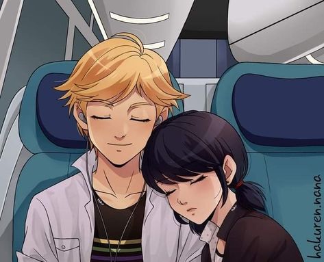 Marinette And Adrien, Two People, Miraculous Ladybug