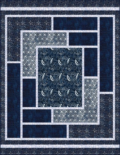 undefined Free Quilt Patterns For Men, Male Quilts Patterns, Three Fabric Quilt Patterns, Walk About Quilt Pattern Free, Large Print Quilt Patterns, 3 Color Quilts, Memory Quilts From Clothes Men, Black And White Quilt Patterns, Three Color Quilts