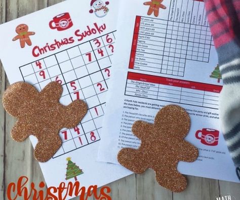 Christmas-Math-Logic-Puzzles-Square Winter Logic Puzzles Free, Christmas Logic Puzzles Free, Math Christmas Activities, Christmas Logic Puzzles, December Homeschool, Math Puzzles For Kids, Logic Puzzles For Kids, Homeschool Themes, Christmas Math Games