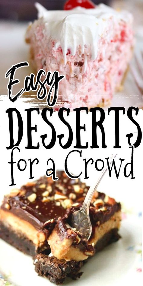 Easy Potluck Desserts, Potluck Recipes Dessert, Easy Desserts For A Crowd, Potluck Dessert, Cheap Desserts, Vanilla Sheet Cakes, Easy Potluck, Picnic Desserts, Potluck Desserts