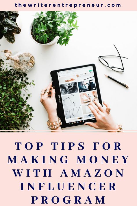 Top tips for making money with the amazon influencer program. #Amazoninfluencerprogram #makemoneyonline #earnextraincome #sidehustles #makemoremoney #earnmore #Amazon #womeninbusiness #ladyboss #selfemployment #freelancer #solopreneur Vlog Tips, Make Money With Amazon, Amazon Influencer, Beginner Blogger, Self Employment, Debt Management, Earn Extra Income, Side Money, Earn More Money