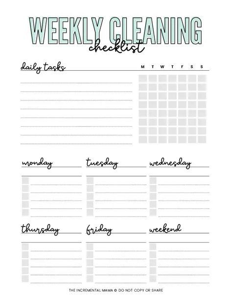 Make it easy to keep your home clean in minutes a day with this free printable weekly cleaning schedule. This simple weekly cleaning schedule template is perfect for working moms or busy parents trying to keep a cleaning home with kids. Includes done for you schedule and blank PDF to create your own. House Cleaning Checklist Free Printable, Cleaning Schedule Free Printable, Home Cleaning Schedule Printable, Cleaning Schedule Checklist, Daily Checklist Printable, Weekly Cleaning Schedule Printable, Cleaning Checklist Printable Free, Weekly Cleaning List, Weekly House Cleaning