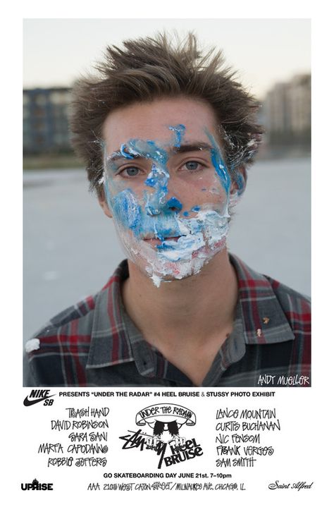 Alex Olson Photo Exhibit, David Robinson, Carnival Face Paint, Photography