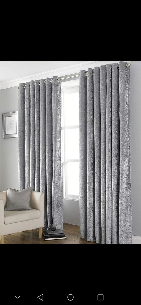 Grey Curtains Living Room, Velvet Bedding Sets, Grey Curtains, غرفة ملابس, Thermal Curtains, Darkening Curtains, Velvet Curtains, Room Darkening Curtains, Curtain Designs