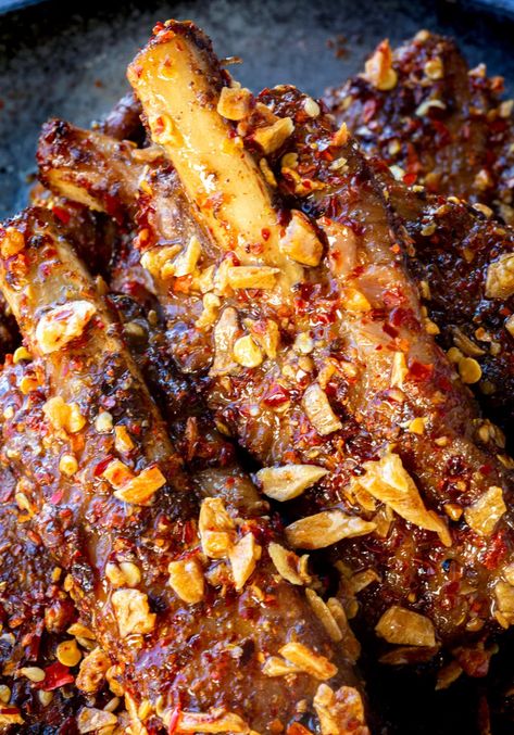 Spicy Pork Ribs - Cooking With Lei Rugs For Pork Ribs, Filipino Pork Ribs Recipe, Best Pork Ribs Recipe, Chinese Pork Recipes, Pork Ribs Recipe, Asian Pork, Pork Rib Recipes, Chinese Cooking Recipes, Pork Dinner