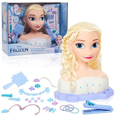 Elsa Hair, Frozen 2 Elsa, Frozen Toys, Frozen Hair, The Snow Queen, Disney Princess Rapunzel, Princess Toys, Hair Chains, Disney Elsa