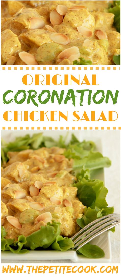 Coronation Chicken Recipe, Coronation Chicken Salad, Coronation Chicken, British Cooking, English Food, British Food, Chicken Salad Recipes, Spring Recipes, Meals For Two