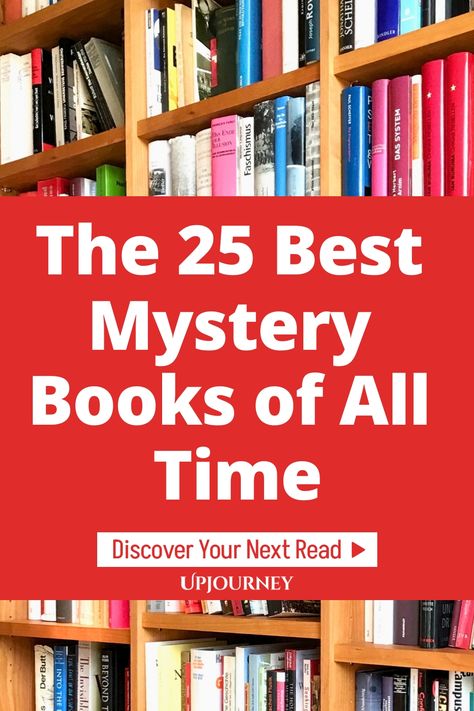 Discover the ultimate list of the 25 best mystery books of all time that will keep you on the edge of your seat! Whether you're a crime fiction enthusiast or looking for a thrilling read, this curated selection has something for everyone. From classic whodunits to modern psychological thrillers, these must-read mysteries are sure to captivate and intrigue any book lover. Explore gripping plots, complex characters, and unexpected twists in these timeless masterpieces. Best Mysteries To Read, Top Mystery Books To Read, Best Mystery Thriller Books, Mystery Books Worth Reading, Best Mystery Novels, Historical Mystery Books, Best Mystery Books, Books Mystery, Complex Characters