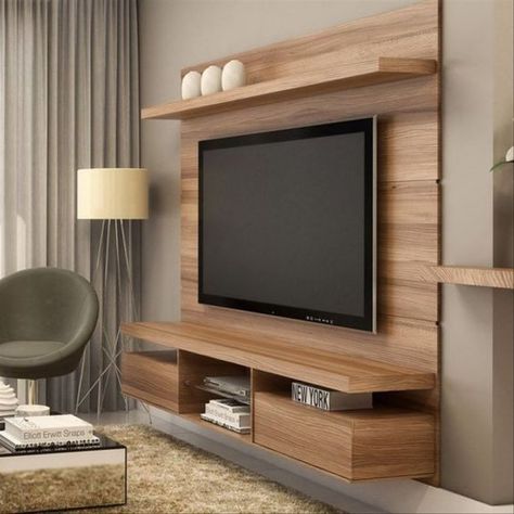 Tv Stand Decor Living Room, Tv Stand Modern Design, Tv Mounted, Tv Unit Furniture Design, Tv Unit Decor, Modern Tv Wall Units, Tv Stand Decor, Tv Stand Designs, Tv Unit Interior Design