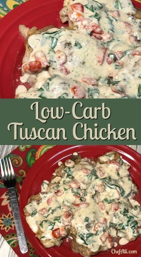 Low Carb Instant Pot Recipes, Cena Keto, Recipe Using Chicken, Instant Pot Recipe, Carb Dinner, Tuscan Chicken, Num Num, Low Carb Diet Recipes, Keto Foods