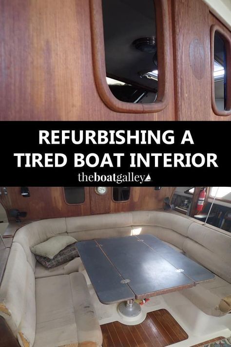 Boat Renovation, Cabin Cruiser Boat, Sailboat Restoration, Liveaboard Sailboat, Boat Interior Design, Boat Galley, Sailboat Interior, Sail Life, Boat Restoration