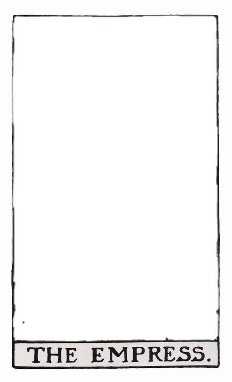 Blank Tarot Card, Tarot Card Template, Tarot Birth Card, Life Path 3, Halloween Board, Birth Card, Birth Cards, The Empress, Tarot Deck