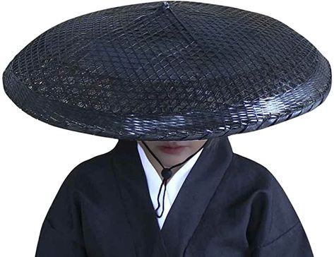 Japanese Hat Traditional, Chinese Hat Traditional, Asian Straw Hat, Japanese Straw Hat, Samurai Clothes, Chinese Hats, Samurai Hat, Japanese Hat, Chinese Hat