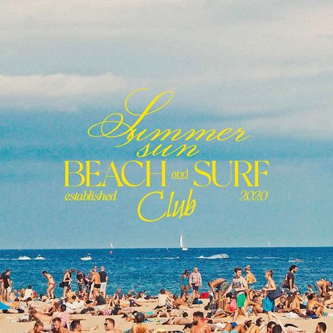 Beach club Instagram post template | free image by rawpixel.com Sea Post Instagram, Beach Social Media Post, Beach Stock Photos, Nice Beach Club, 1960s Beach Aesthetic, Summer Design Poster, Beach Poster Design, Beach New Year, Beach Club Design