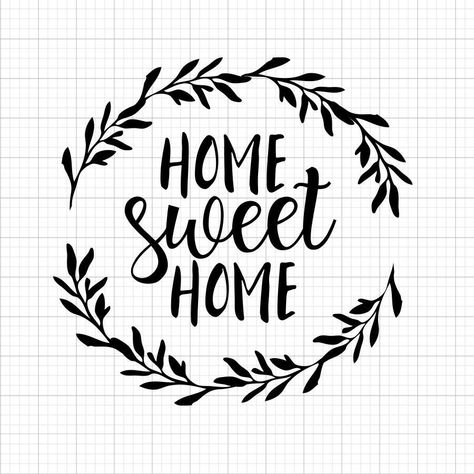 Home Sweet Home Svg, Cuadros Diy, Sweet Home Design, Image Svg, Cricut Creations, Cricut Projects Vinyl, Cricut Cut Files, Cricut Cut, Silhouette Cut