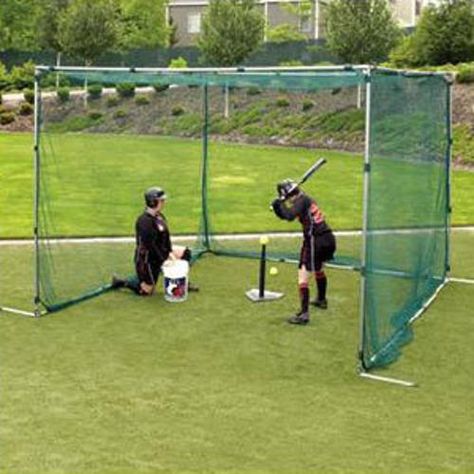 Image for JUGS Multi-Sport Instant Cage from BaseballSavings.com Baseball Backyard, Batting Cage Backyard, Baseball Things, Baseball Diy, Softball Girls, Batting Cage, Backyard Baseball, Sports Lounge, Purple Minions