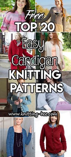 Long Cardigan Knitting Pattern, Cardigan Knitting Patterns, Knitting Patterns For Women, Easy Sweater Knitting Patterns, Ladies Cardigan Knitting Patterns, Cardigan Sweater Pattern, Free Knitting Patterns For Women, Simple Knitting, Easy Knitting Patterns Free