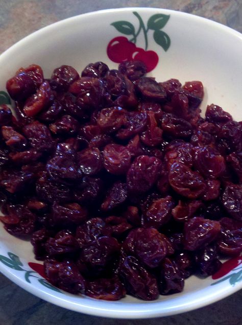 Reconstituting Dried Cherries - how to reconstitute dried cherries for recipes or just plain snacking!    http://cherrycountry.tumblr.com/post/47813194474/reconstituting-dried-cherries Sour Cherries Recipes, Recipe Using Dried Cherries, Cherry Cake Filling, Dried Cherry Recipes, Cherries Recipes, Tart Cherries Recipes, Sour Cherry Recipes, Dried Fruit Recipe, Cherry Pie Filling Recipes