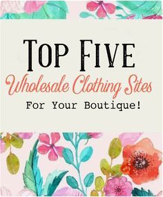 Best Wholesale Vendors For Boutiques, Boutique Wholesale Vendors, Wholesale Boutique Clothing Vendors, Small Boutique Ideas Clothing, Southern Boutique Names, Store Design Boutique Inspiration, Online Boutique Ideas, Clothing Boutique Ideas, Clothing Vendors