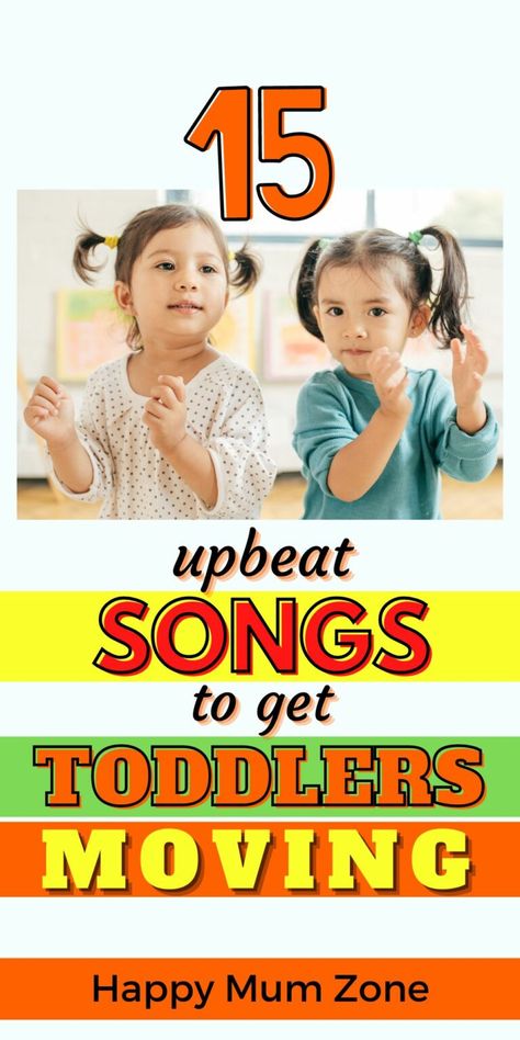 Movement Songs For Toddlers And Preschoolers | Happy Mum Zone Toddler Movement Activities, Action Songs For Toddlers, Movement Songs For Toddlers, Music And Movement For Toddlers, Toddler Songs With Actions, Toddler Activties, Movement Songs For Preschool, Wiggles Songs, Kids Songs With Actions