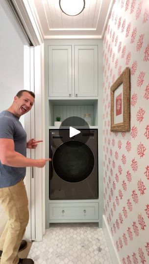 452K views · 26K reactions | What do you think of the finished laundry built-in with beautiful @lgusa WashCombo!? #LGPartner Check out my IG story highlight for all the details on how the build came together and then head to LG.com to shop for the WashCombo All-in-One Washer/Dryer! #ad | Philip Bradford |  Dr. DIY | philip_or_flop · Original audio Washer Dryer All In One, Washer And Dryer Built In, Built In Washer And Dryer Cabinet, All In One Washer Dryer, Washer And Dryer In Kitchen, Hide Washer And Dryer, Utility Sheds, Mud Room, Washer Dryer