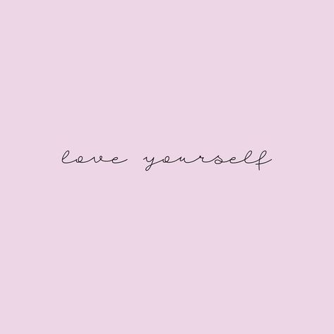 love yourself Love Yourself Tatuaje, Tattoo Love Yourself, Yourself Tattoo, Love Yourself Tattoo, Phrase Tattoos, Pink Writing, Small Quote Tattoos, Bts Tattoos, Writing Tattoos