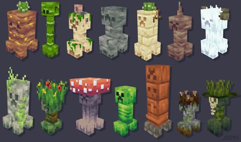 Joosh on Twitter: "Creepers!… " Minecraft Mobs Mod, Minecraft Addons, Mc Mods, Bangunan Minecraft, Minecraft Drawings, Minecraft Mobs, Skin Minecraft, Minecraft Construction, Minecraft Blueprints