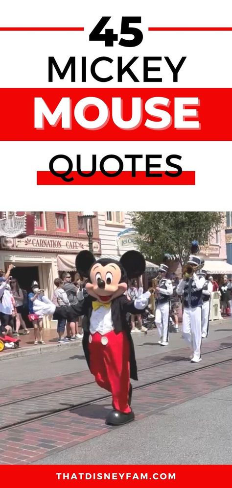 mickey mouse parade Movie And Tv Show Quotes, Quotes About Inspiration, Mickey Mouse Quotes, Disney Characters Quotes, Mouse Quotes, Disney Movies List, Show Quotes, Disney Movie Characters, Disney Movies To Watch