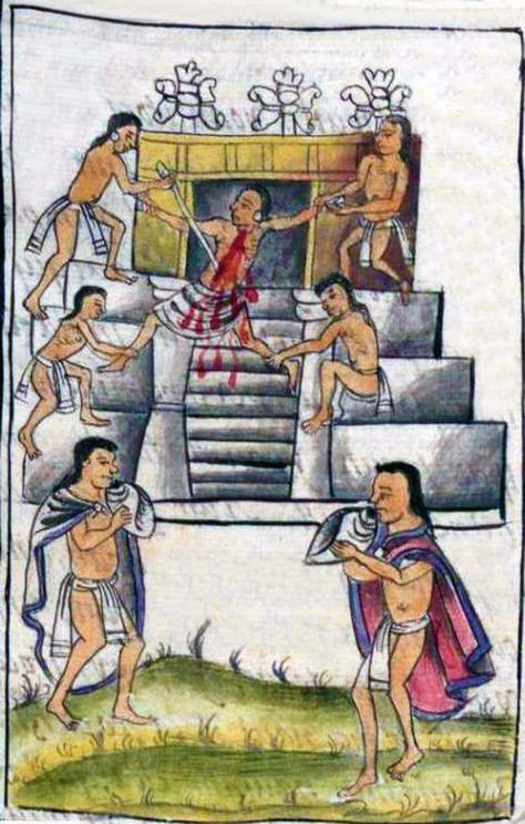 Horrifying Facts About the Aztec Flaying Ceremony Aztec Sacrifice, Human Sacrifice, Ancient Mexico, Aztec Civilization, Primitive Technology, The Aztecs, Ancient Aztecs, Ancient Maya, Film Design