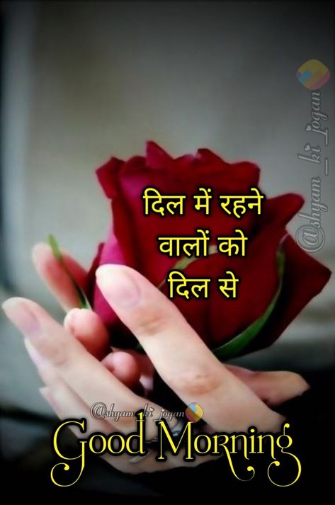 Good Morning Love Quotes In Hindi, Good Morning Jaan, Romantic Morning Quotes, Good Morning Ji, Good Morning Hindi Messages, Granite Edges, Good Morning Motivational Messages, Romantic Good Morning Quotes, Romantic Good Morning Messages