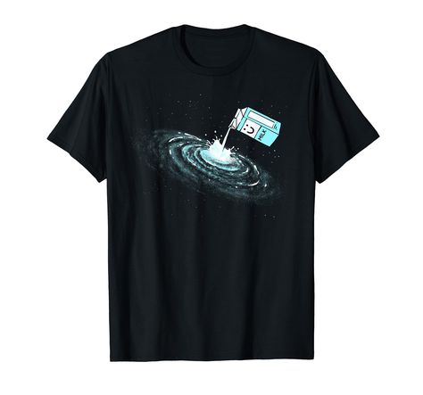 PRICES MAY VARY. This space t-shirt is ideal for all the space enthusiasts and planet lovers out there. It features a funny astronomy and outer space pun, in which milk pours into the galaxy to make a milkyway. In addition, astronomer will love this astronomy tshirt. All boys, girls, men, and women who love astrophysics and astrophotography might find these astronomy clothing and cosmic shirt interesting. Aside from that, space lovers kids, teens, and adults will have an instant connection to th Astronomy Tshirt, Space Puns, Instant Connection, Galaxy Shirt, Space Lovers, Milky Way Galaxy, Astronomer, The Galaxy, Milky Way