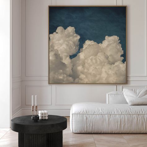 Large Wall Art Above Bed, Soothing Wall Art, Over Bed Painting, Over Bed Artwork, Framed Wall Art Bedroom, Sky Minimalist, Wall Art Over Bed, Painting Above Bed, Art Over Bed