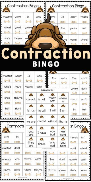 Contraction Games, Contractions Activities, Games For Grade 1, Parts Of Speech Games, Literacy Classroom, History Lessons For Kids, Bingo Games For Kids, Dictionary Skills, Fun Learning Games