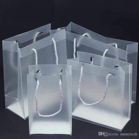 7 Size High Quality Waterproof Transparent PVC Bag Transparent Gift Tote Bag PVC Plastic Bags LZ1439 Wrapping Paper Gift Wrapping Paper Gift Bags From Sunnytech, $0.91| DHgate.Com Plastic Shopping Bag, Party Favor Wedding, Retail Bag, Paper Bag Design, Luxury Packaging Design, Clear Handbags, Bag Transparent, Retail Bags, Small Business Packaging Ideas